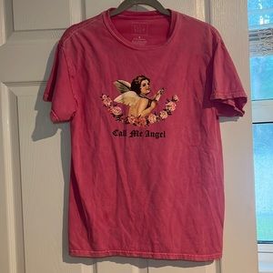 Pink “Call me Angel” Graphic tee
